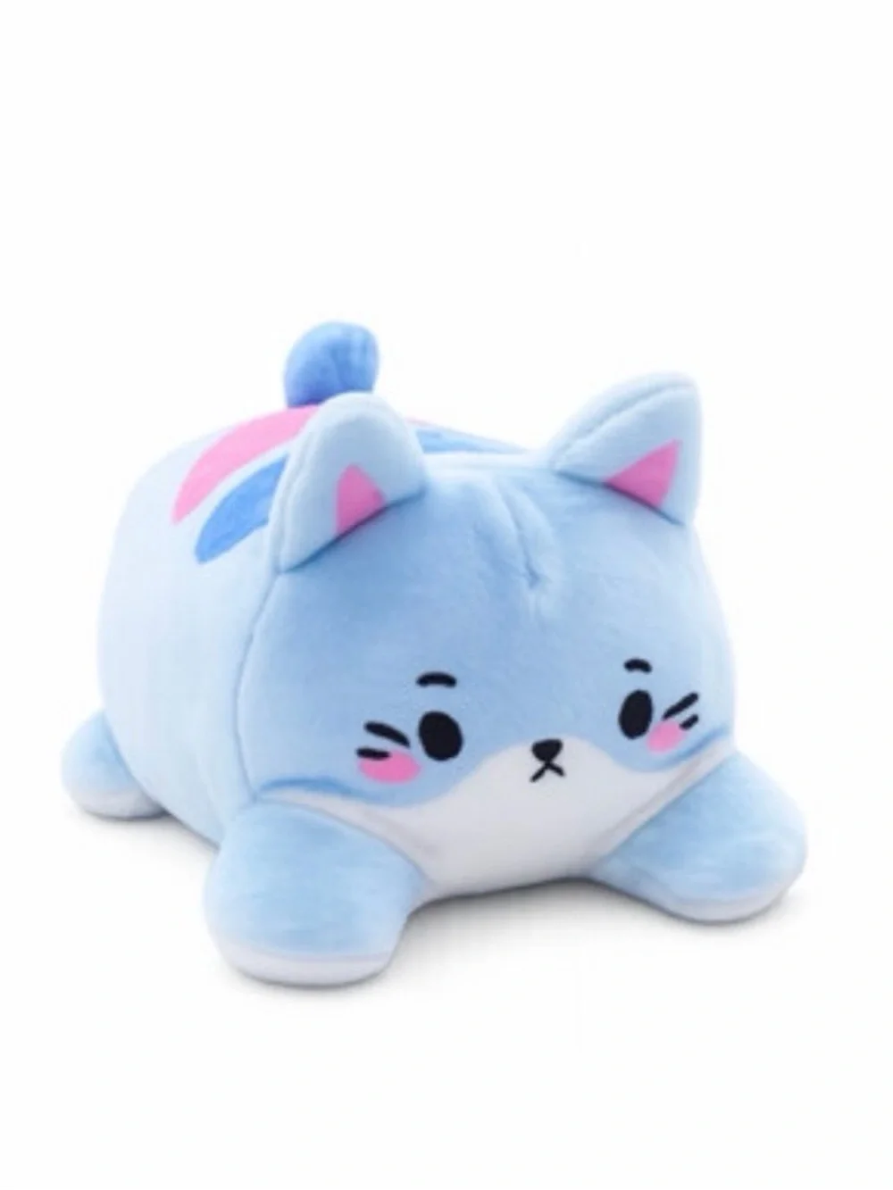 Squishy Top Trenz Super Duper Sugar Squisher Plush Nico Blue Cat Puurfect Pals